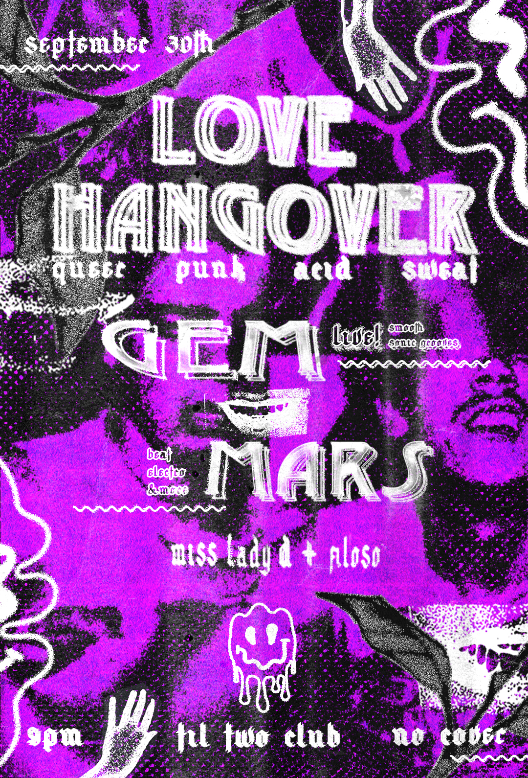  Love Hangover Flyer - September 30th 2022